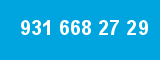 931 668 27 29 931 668 27 29
